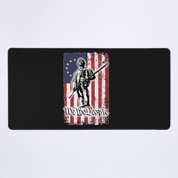 Item preview, Guardian of Liberty: Minute Man Soldier with 'We The People designed and sold by AmericaFreedom.