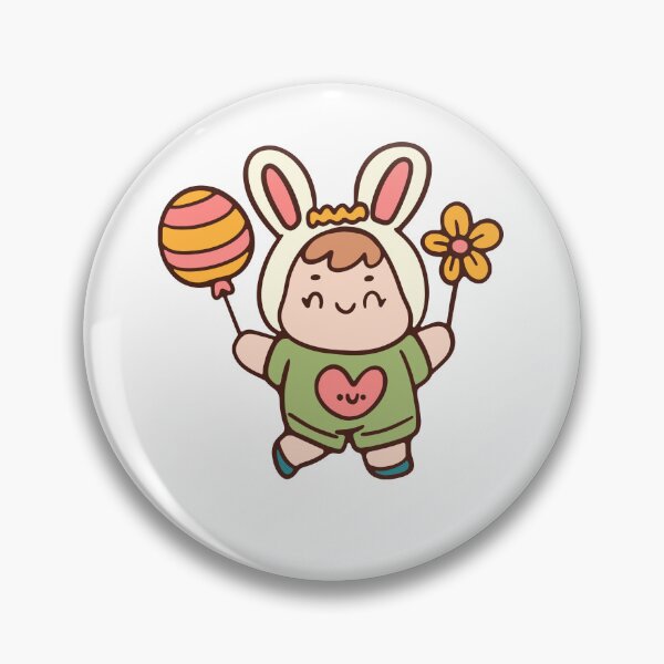 Item preview, cute easter rabbit cute illustration  decorative hand drawn illustration designed and sold by Momixzaaa.