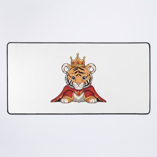 Item preview, Royal King Tiger Wearing Regal Crown designed and sold by Majestic Paws.