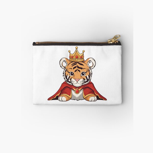 Item preview, Royal King Tiger Wearing Regal Crown designed and sold by Majestic Paws.