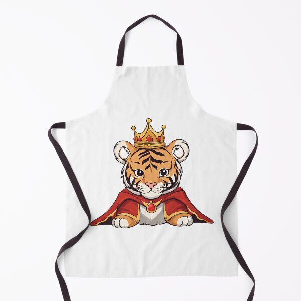 Item preview, Royal King Tiger Wearing Regal Crown designed and sold by Majestic Paws.
