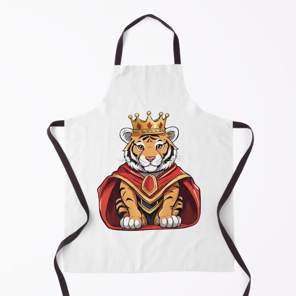 Item preview, Royal King Tiger Wearing Regal Crown designed and sold by Majestic Paws.