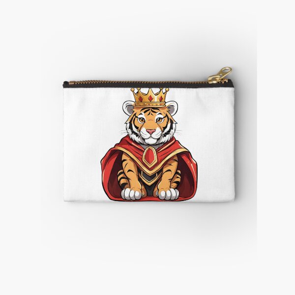 Item preview, Royal King Tiger Wearing Regal Crown designed and sold by Majestic Paws.