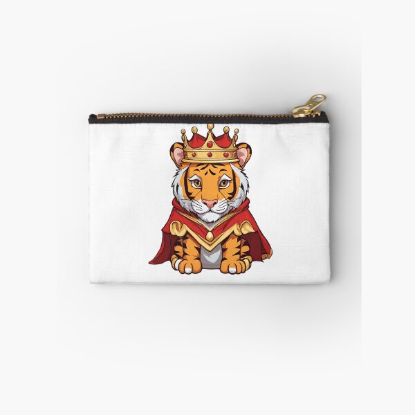 Item preview, Royal King Tiger Wearing Regal Crown designed and sold by Majestic Paws.