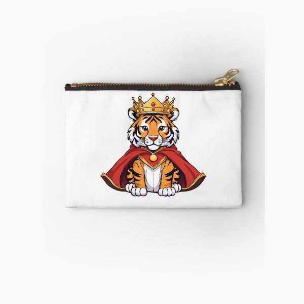 Item preview, Royal King Tiger Wearing Regal Crown designed and sold by Majestic Paws.