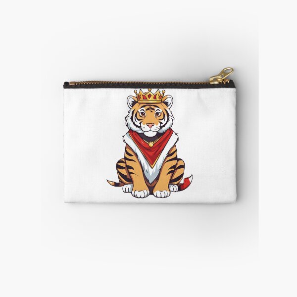 Item preview, Royal King Tiger Wearing Regal Crown designed and sold by Majestic Paws.
