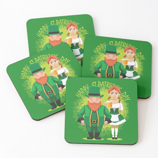 Item preview, St Patrick Day Characters Greeting Cards designed and sold by SUPERHERON.