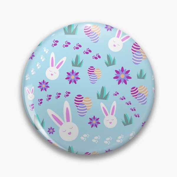 Aperçu de l'œuvre Lapin de Pâques - Bleu créée et vendue par SquareKeyStudio.