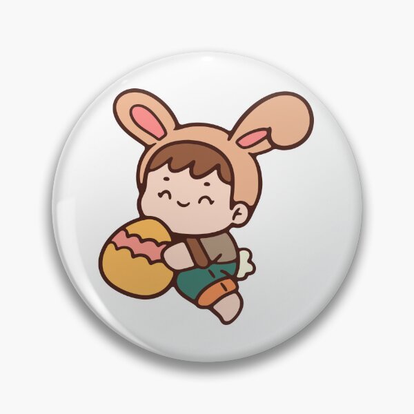 Item preview, cute easter rabbit cute illustration  decorative hand drawn illustration designed and sold by Momixzaaa.