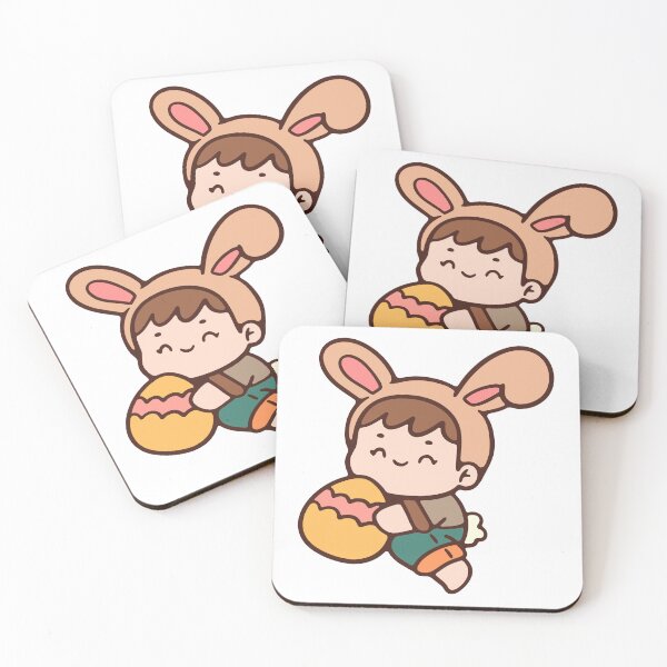 Item preview, cute easter rabbit cute illustration  decorative hand drawn illustration designed and sold by Momixzaaa.