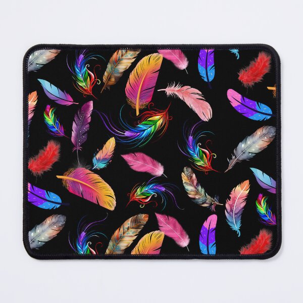 Item preview, Bright multicoloured Feather Design designed and sold by MarieSusan.
