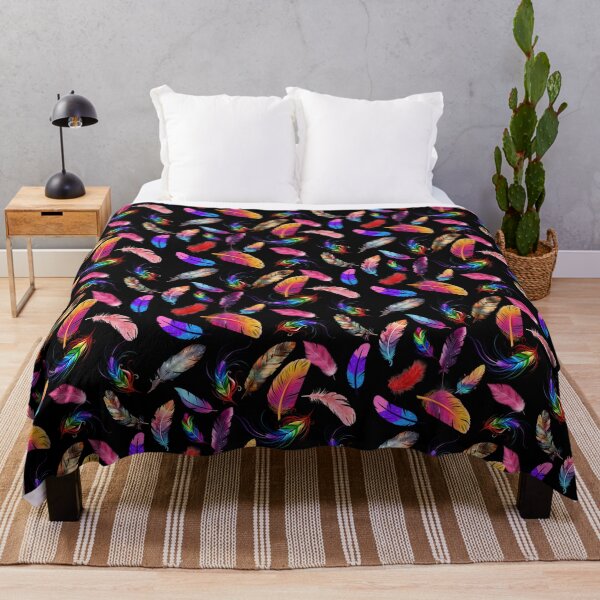 Item preview, Bright multicoloured Feather Design designed and sold by MarieSusan.