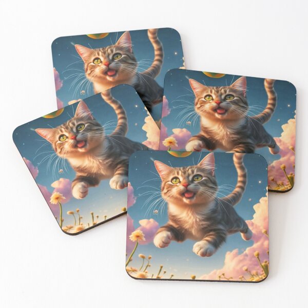 Item preview, cute kitten playing with ball designed and sold by KolorowySwiata.