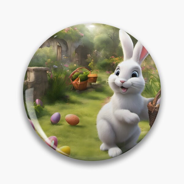 Item preview, Whimsical Easter Scene designed and sold by Pixel Press Prints.