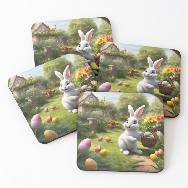 Item preview, Whimsical Easter Scene designed and sold by Pixel Press Prints.
