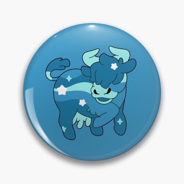 Item preview, Blue Cosmic Cow designed and sold by KailaniPinonArt.