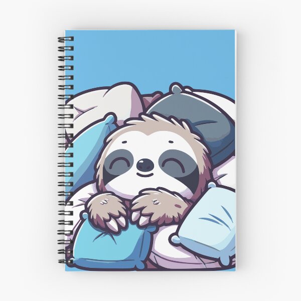 Item preview, Cute Sleeping Sloth with Pillows designed and sold by Irene Koh.