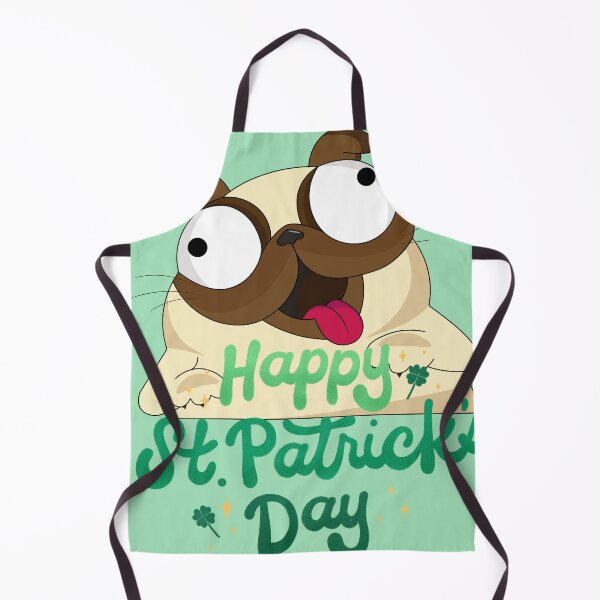 Item preview, st patrick's day dog pug designed and sold by Vilemo.