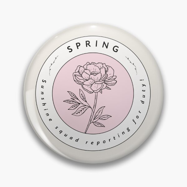 Item preview, Spring: sunshine squad reporting for duty designed and sold by Sleek Sketch Studio.