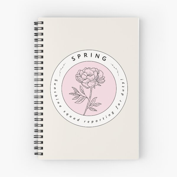 Item preview, Spring: sunshine squad reporting for duty designed and sold by Sleek Sketch Studio.