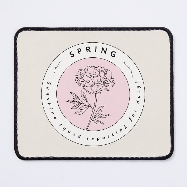 Item preview, Spring: sunshine squad reporting for duty designed and sold by Sleek Sketch Studio.