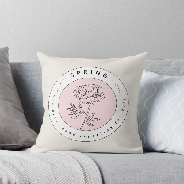 Artikelvorschau, Spring: sunshine squad reporting for duty entworfen und verkauft von Sleek Sketch Studio.