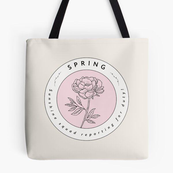 Artikelvorschau, Spring: sunshine squad reporting for duty entworfen und verkauft von Sleek Sketch Studio.