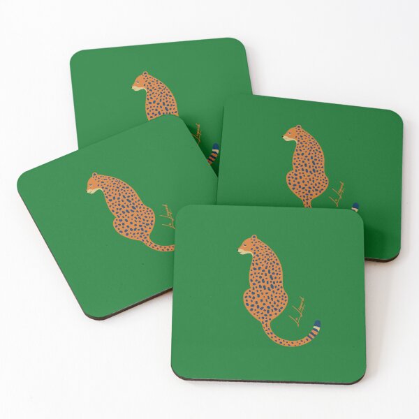 Item preview, Forest Green Animal Leopard Print orange, green, blue 2024 designed and sold by Louisacc.
