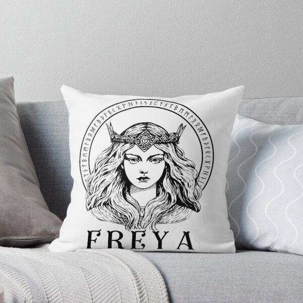 Item preview, Freya Viking Goddess of Norse Mythology Freyja runes designed and sold by Lady-Frost.