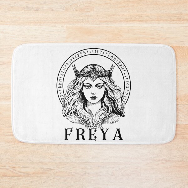 Item preview, Freya Viking Goddess of Norse Mythology Freyja runes designed and sold by Lady-Frost.