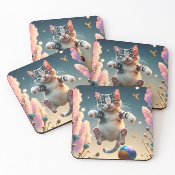 Item preview, Funny cute kitten playing with ball designed and sold by KolorowySwiata.