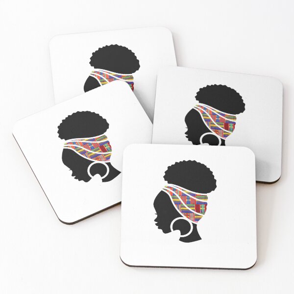Item preview, Afro Woman with African Patten, Black History  designed and sold by Logiamerch.