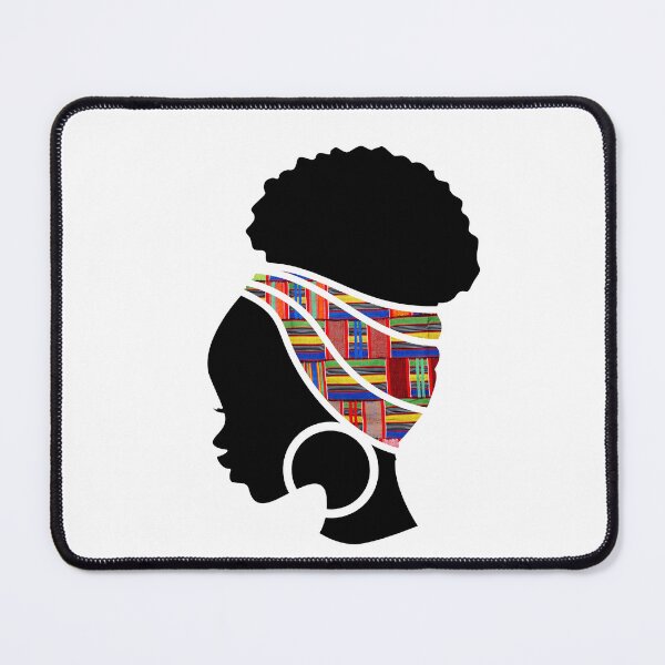 Item preview, Afro Woman with African Patten, Black History  designed and sold by Logiamerch.