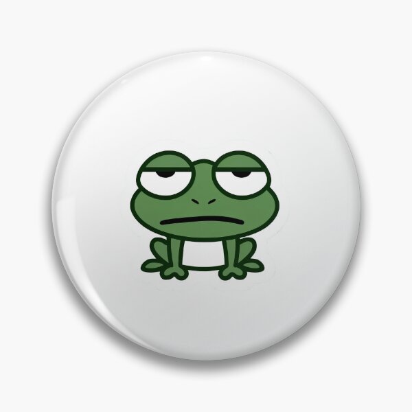 Item preview, Grumpy Frog Sticker designed and sold by scons1234.