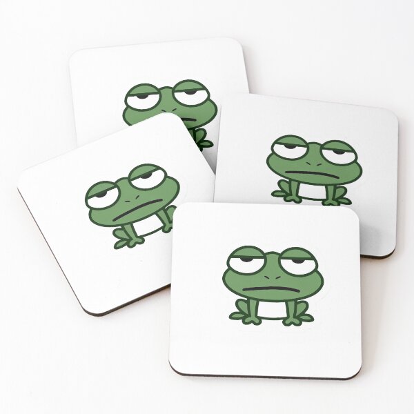 Item preview, Grumpy Frog Sticker designed and sold by scons1234.