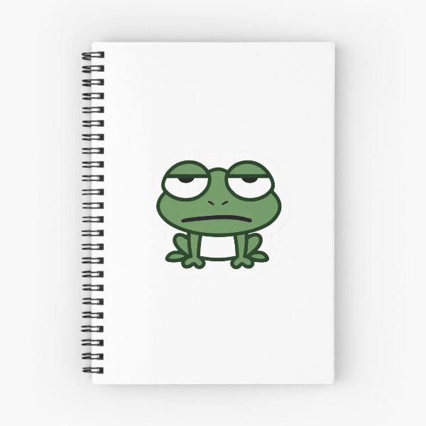 Item preview, Grumpy Frog Sticker designed and sold by scons1234.