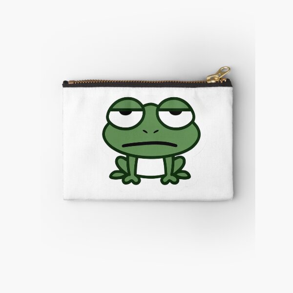 Item preview, Grumpy Frog Sticker designed and sold by scons1234.