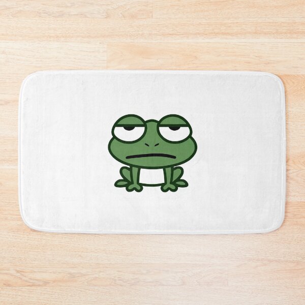 Item preview, Grumpy Frog Sticker designed and sold by scons1234.