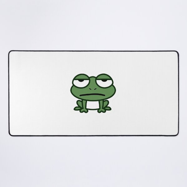 Item preview, Grumpy Frog Sticker designed and sold by scons1234.
