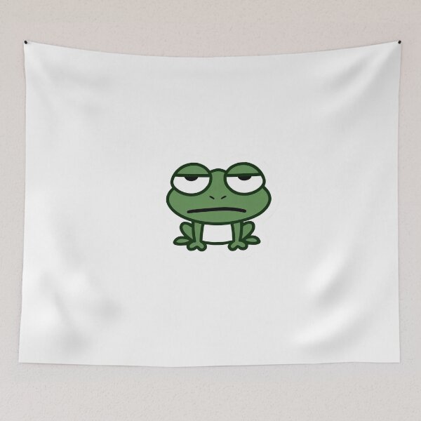 Item preview, Grumpy Frog Sticker designed and sold by scons1234.