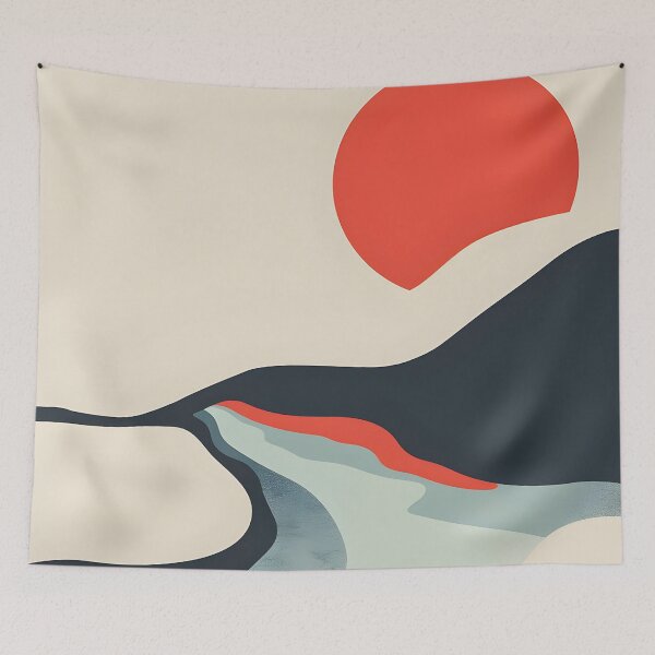 Item preview, Simple sunset - big sun designed and sold by Wildflow Creations.