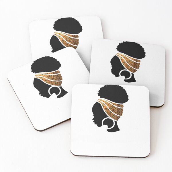 Item preview, Afro Woman with African Patten, Black History  designed and sold by Logiamerch.