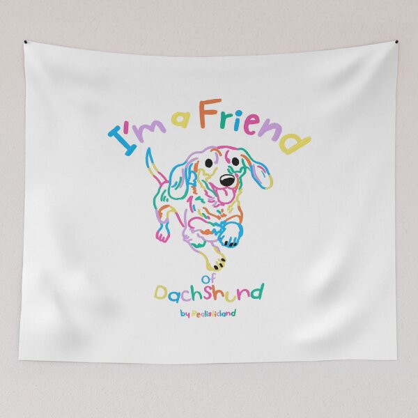 Item preview, I'm a friend of DuchShund dog<3 designed and sold by realisticland.