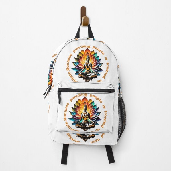 Item preview, Meditate. Because Punching People In The Face Is Frowned Upon designed and sold by Coolparrotgirl.