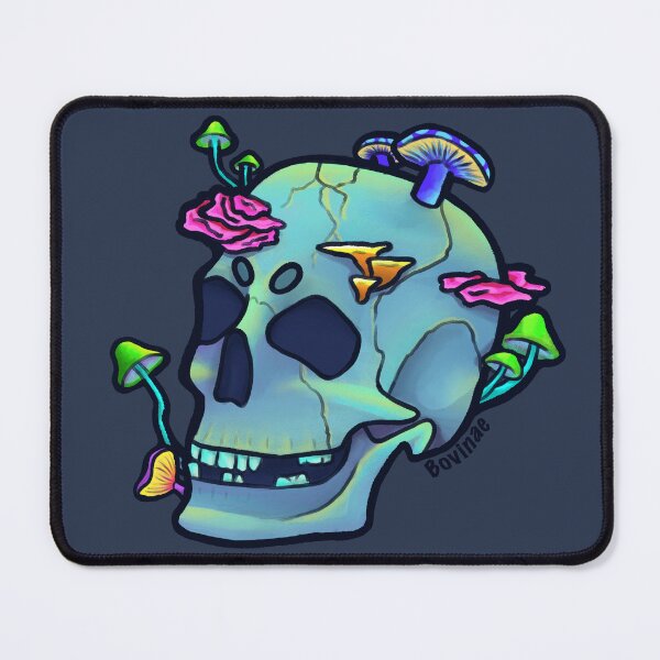 Item preview, Glowing mad skull designed and sold by Bovinae Art.