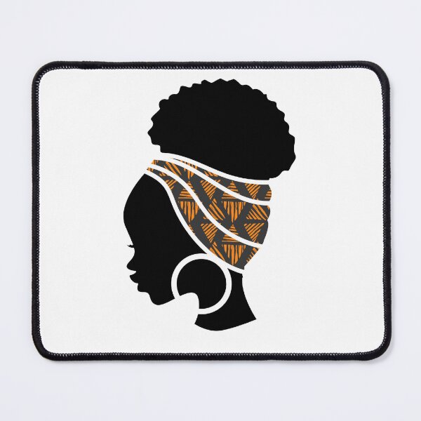 Item preview, Afro Woman with African Patten, Black History  designed and sold by Logiamerch.