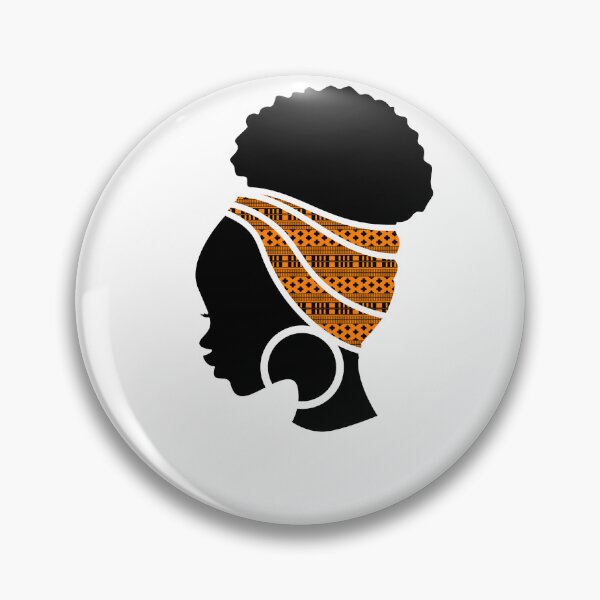 Item preview, Afro Woman with African Patten, Black History  designed and sold by Logiamerch.