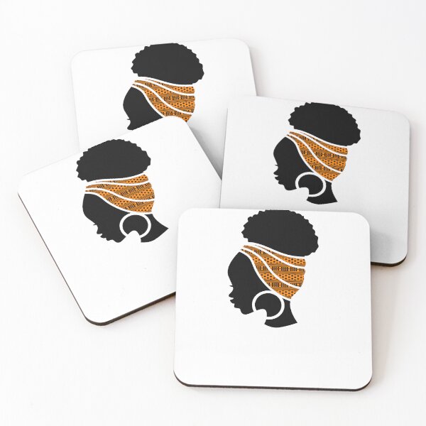 Item preview, Afro Woman with African Patten, Black History  designed and sold by Logiamerch.