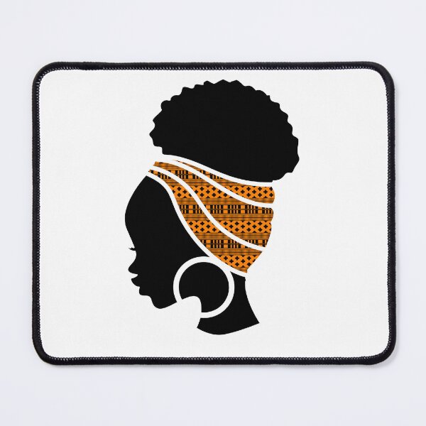 Item preview, Afro Woman with African Patten, Black History  designed and sold by Logiamerch.