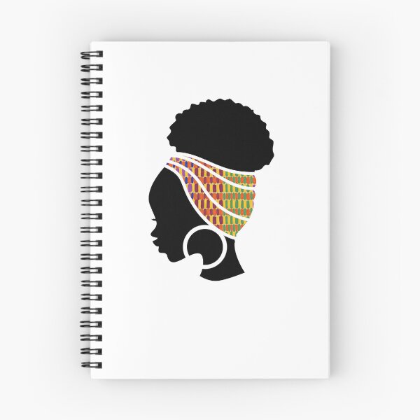 Item preview, Afro Woman with African Patten, Black History  designed and sold by Logiamerch.